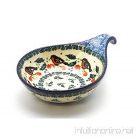 Polish Pottery Spoon/Ladle Rest - Red Robin - B00O02NSCQ
